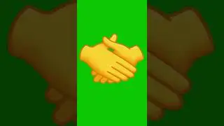 🫱🏻‍🫲🏼 Handshake emoji Animation Green Screen || @vfxnoob