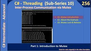 Mutex | Part 1 - About Inter process Locks | C# Advanced #256