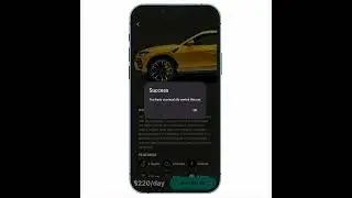 Car Rental App Design with Cool Animation using Flutter 