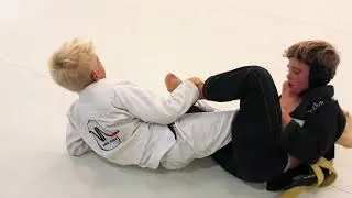 High-level Jiu Jitsu Kids sparring