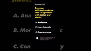 Interview question about color theory in UIUX designing