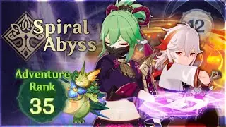 (AR35) Kazuha National / Kuki Hyperbloom (33*) - Genshin Impact v5.0 Spiral Abyss