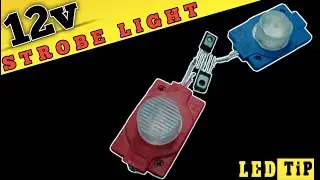 How To Make 12v Strobe Light Led Flasher For Bike