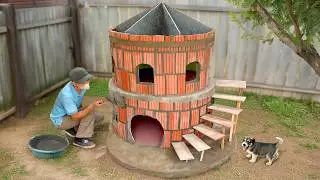 Build dreamy dog house with mini garden for your dogs