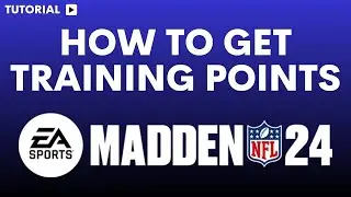 How to get training points in Madden 24