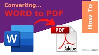 How to Convert Word to PDF | Free in Windows 10 & Mac | Offline