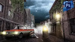 Арт постапокалипсиса - speed art in photoshop