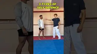 3 Types of self defence #martialarts #selfdefence #shorts