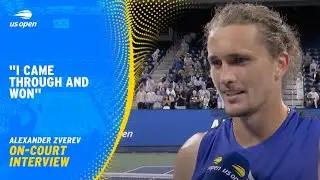 Alexander Zverev On-Court Interview | 2024 US Open Round 3