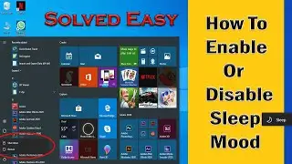 How to Enable and Disable sleep mode in windows 10, 8,7 | Easily