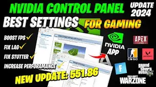 Nvidia Control Panel Latest Update 551.86 | Best Nvidia 551.86 Settings & Optimizations For Gaming