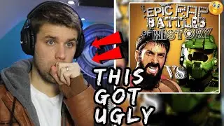 THIS IS SPARTA!! Master Chief vs Leonidas | Rapper Reacts to EPIC RAP BATTLES OF HISTORY