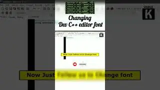 Changing Dev C++ editor font 