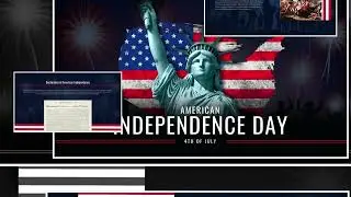 Free USA Day Theme Template #usaday