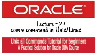 comm command in Unix/Linux