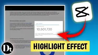 How to Highlight an Area of a Screenshot or Image in CapCut Video Editor