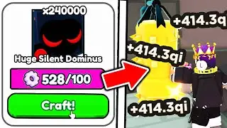 STRONGEST HUGE SILENT DOMINUS in Arm Wrestle Simulator..