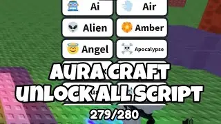 Roblox FE Aura Craft Unlock All Script Hack | Mobile & PC