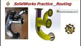 ⚡ Master SolidWorks Practice Routing | How to use ?