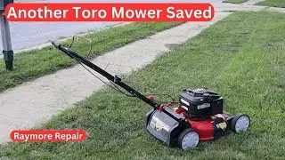 Another Toro Walk Behind Mower Saved