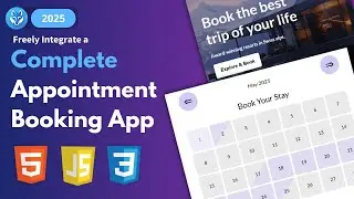 Free & Easy Booking Calendar | Vanilla Javascript