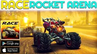 RACE:Rocket Arena Car Extreme - Gameplay Walkthrough Part 1 - Lvl 1-4 (iOS, Android) | Push Gameplay