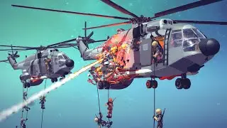 Helicopter Crashes & Shootdowns #36 | Besiege