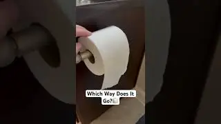 Which Way Does It Go?🧻 #relatable #debate #toiletpaper