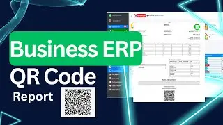 Business ERP QR Code Invoice Report | ASP.NET MVC | Code First | MSSQL | Javascript