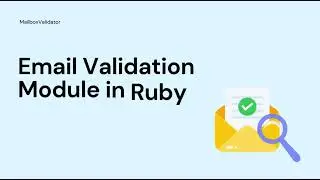 Email Validation Module in Ruby