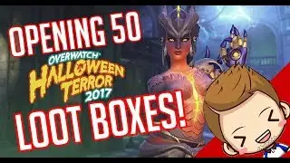 ALL 2017 Halloween Skins + Opening 50 Halloween Terror Loot Boxes! | Overwatch