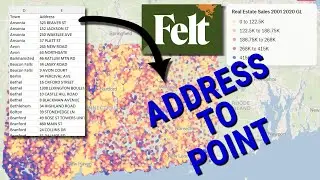 Easy Address Geocoding: Addresses to Points with Felt