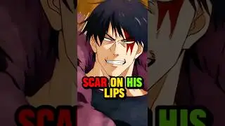 How Toji Got SCAR On Lips 💋 😕 #animeshorts