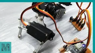 3 DOF IoT Robotic Arm using MG995 servos | ESP8266 | BLYNK