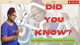 DID YOU KNOW? My Magnetic Mighty Hoop stopped working!!!