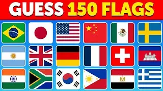 Guess the Country by the Flag Quiz 🚩🌎 - 150 Flags In 5 Seconds