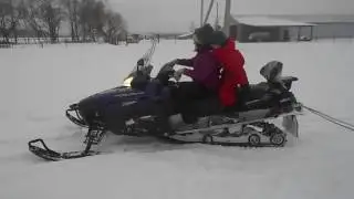 Покататься на снегоходах в Подмосковье можно на экоферме Тетериных