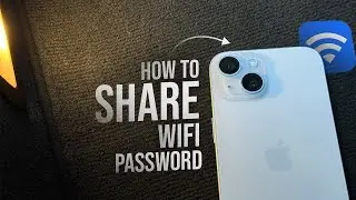 How Do You Share Wifi Password from Your iPhone (tutorial)