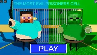 NEW UPDATE! MINECRAFT BARRY vs ZOMBIES MINECRAFT in BARRY'S PRISON RUN! New Scary Obby #Roblox