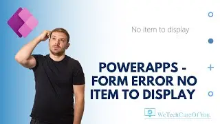 PowerApps - Form error 