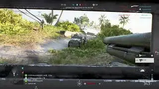 accidentaly shooting a tank