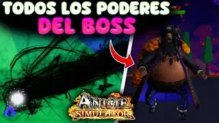 😱TODOS LOS PODERES DEL BOSS EN ANIME FIGHTING SIMULATOR ROBLOX