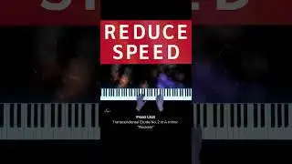 "No Speeding" 100 Miles/Hour. Liszt Transcendental Etude