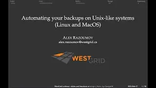Automating your backups in Linux and MacOS
