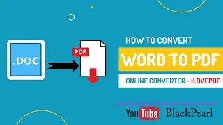 HOW TO CONVERT WORD TO PDF ONLINE | WITHOUT LOSING FORMAT | ilovepdf