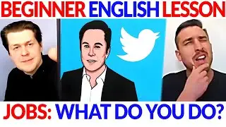 Easy Beginner English Listening Course Lesson: What Is Your Job? (2/3) English Comprehensible Input