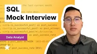 Analyze a User's Posts - Data Analyst SQL Mock Interview