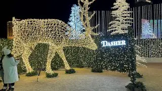 #1 LAS VEGAS WINTER ATTRACTION; ENCHANT AT RESORTS WORLD: WORLD'S LARGEST CHRISTMAS LIGHT MAZE! (4K)