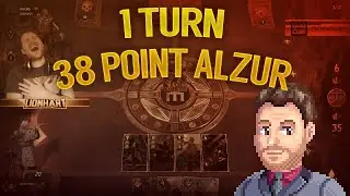 ONE TURN - 38 POINT ALZUR!! GWENT CLIP