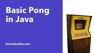 Coding Basic 2D Pong in Java